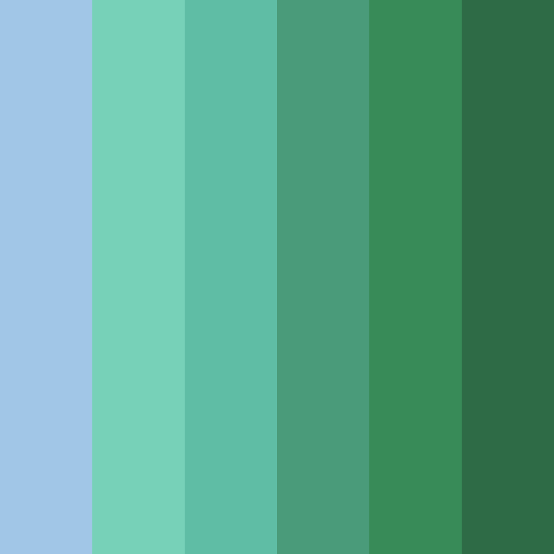 Download oceanic emergence color palette PNG image (square)