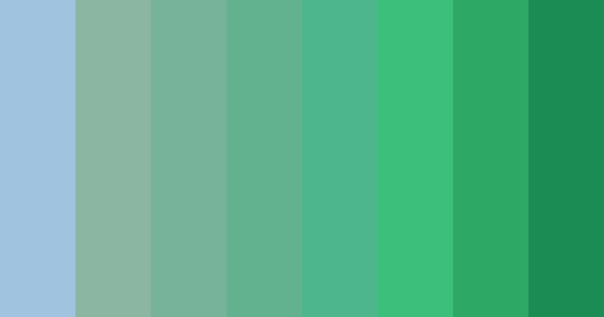 Download dark blue to vibrant green color palette PNG image (landscape)