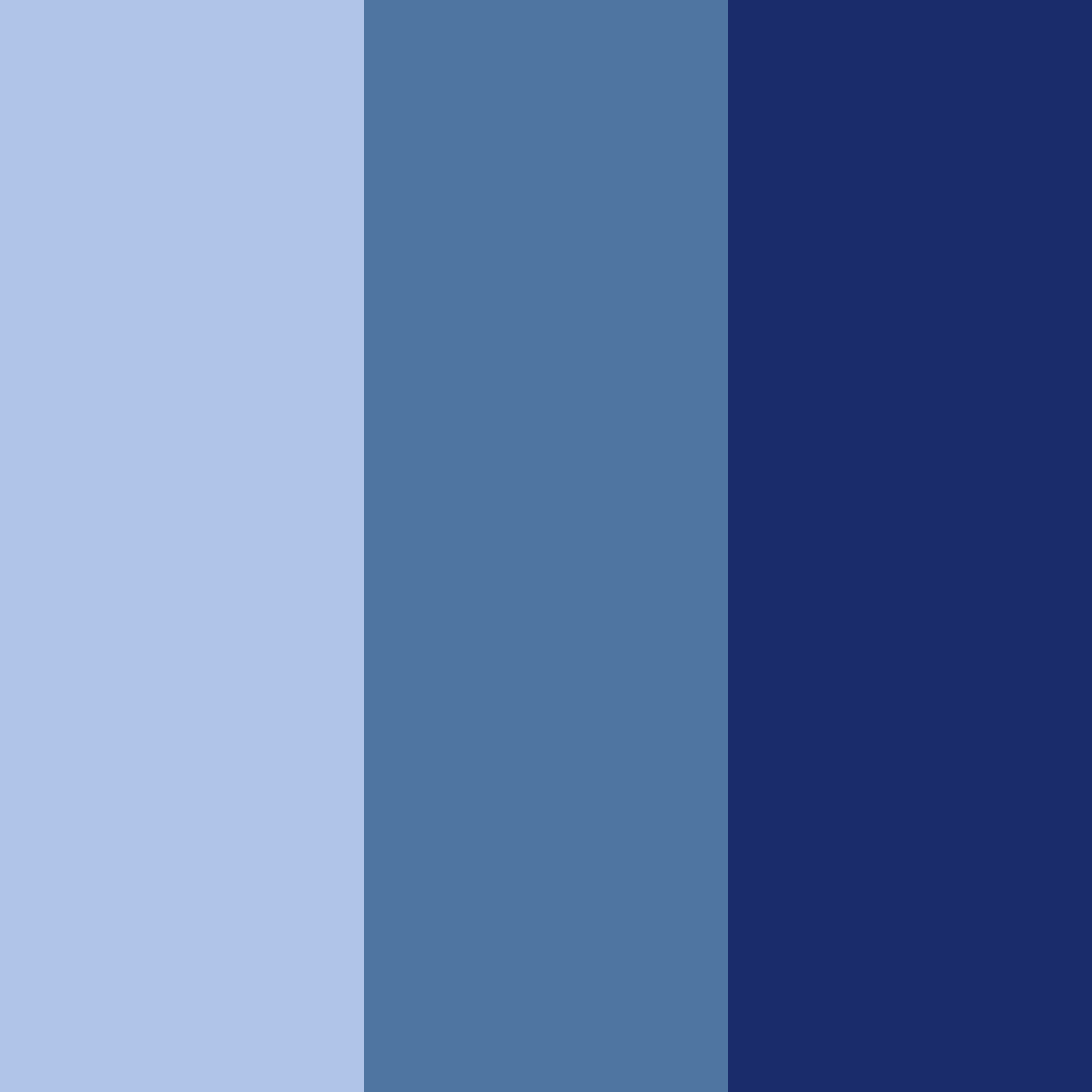 Download shades of navy color palette PNG image (square)