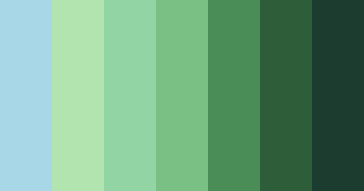 Download dark blue and vibrant green color palette PNG image (landscape)