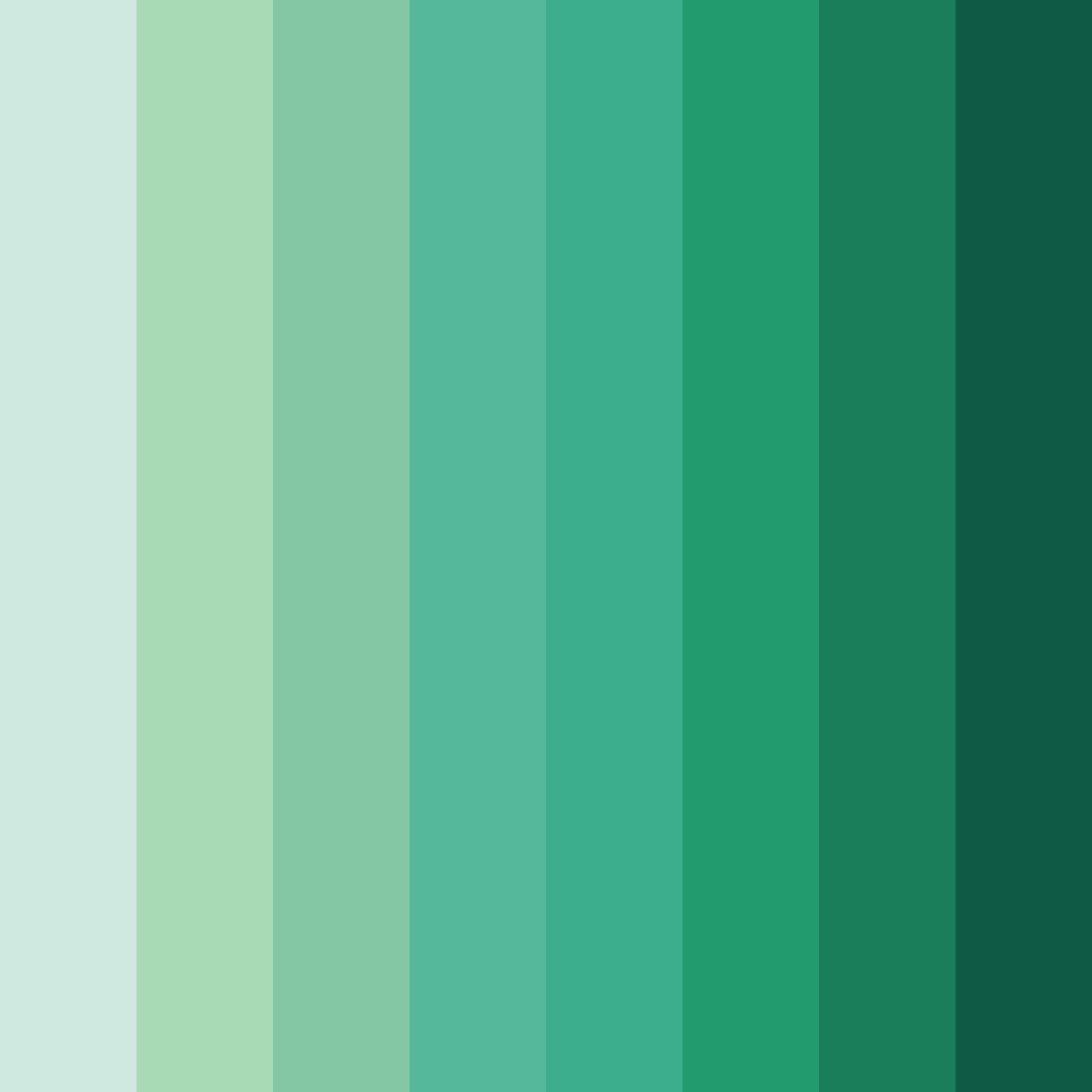 Download dark green vibrance color palette PNG image (square)