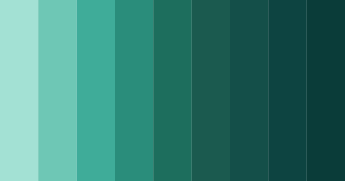 Download dark blue green color palette PNG image (landscape)
