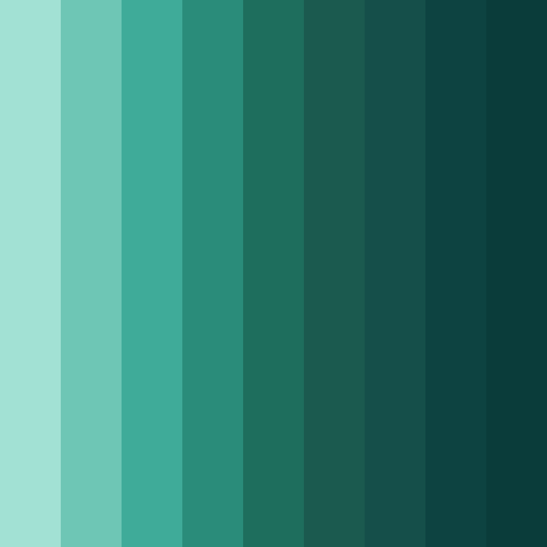 Download dark blue green color palette PNG image (square)