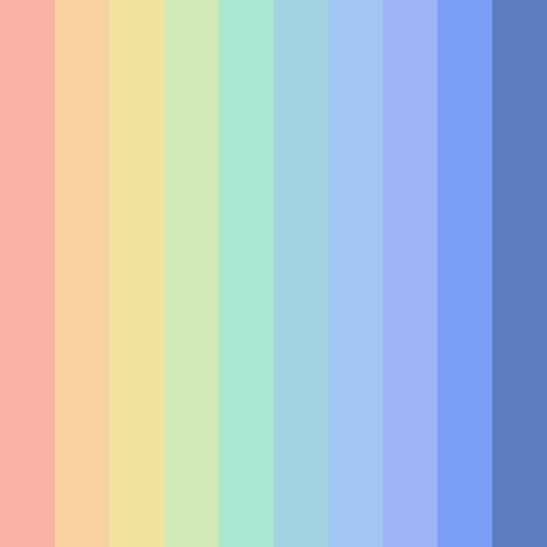Download whispering hues color palette PNG image (square)