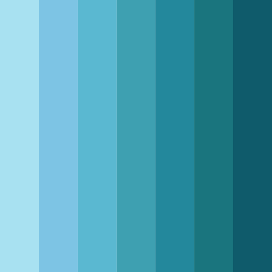 Download summer breeze color palette PNG image (square)