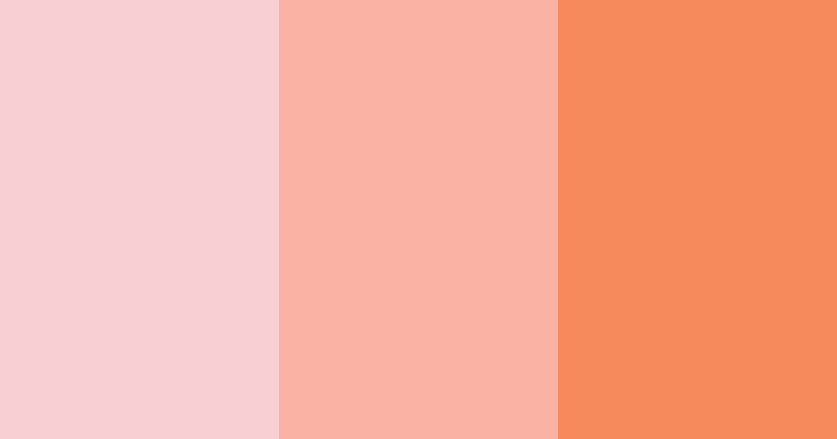 Download blush sunrise color palette PNG image (landscape)