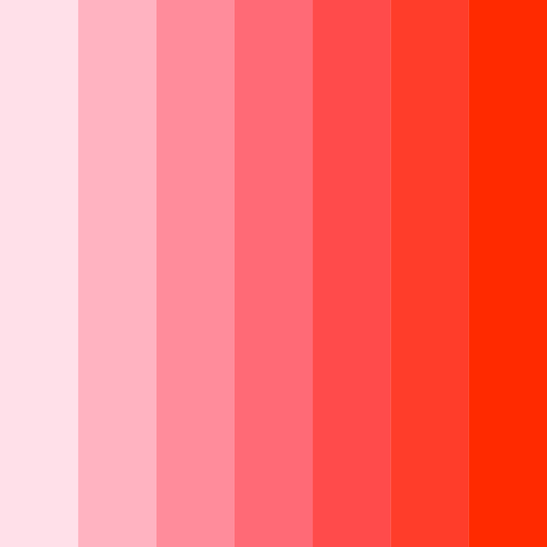 Download soft pink sunset color palette PNG image (square)
