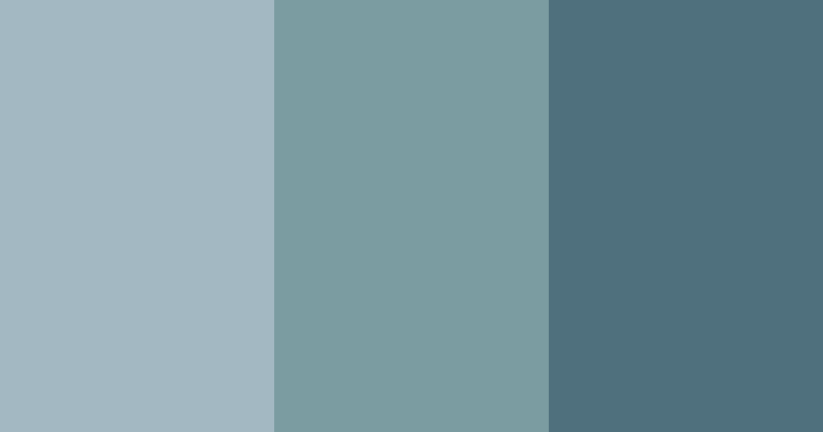 Download blue silver color palette PNG image (landscape)