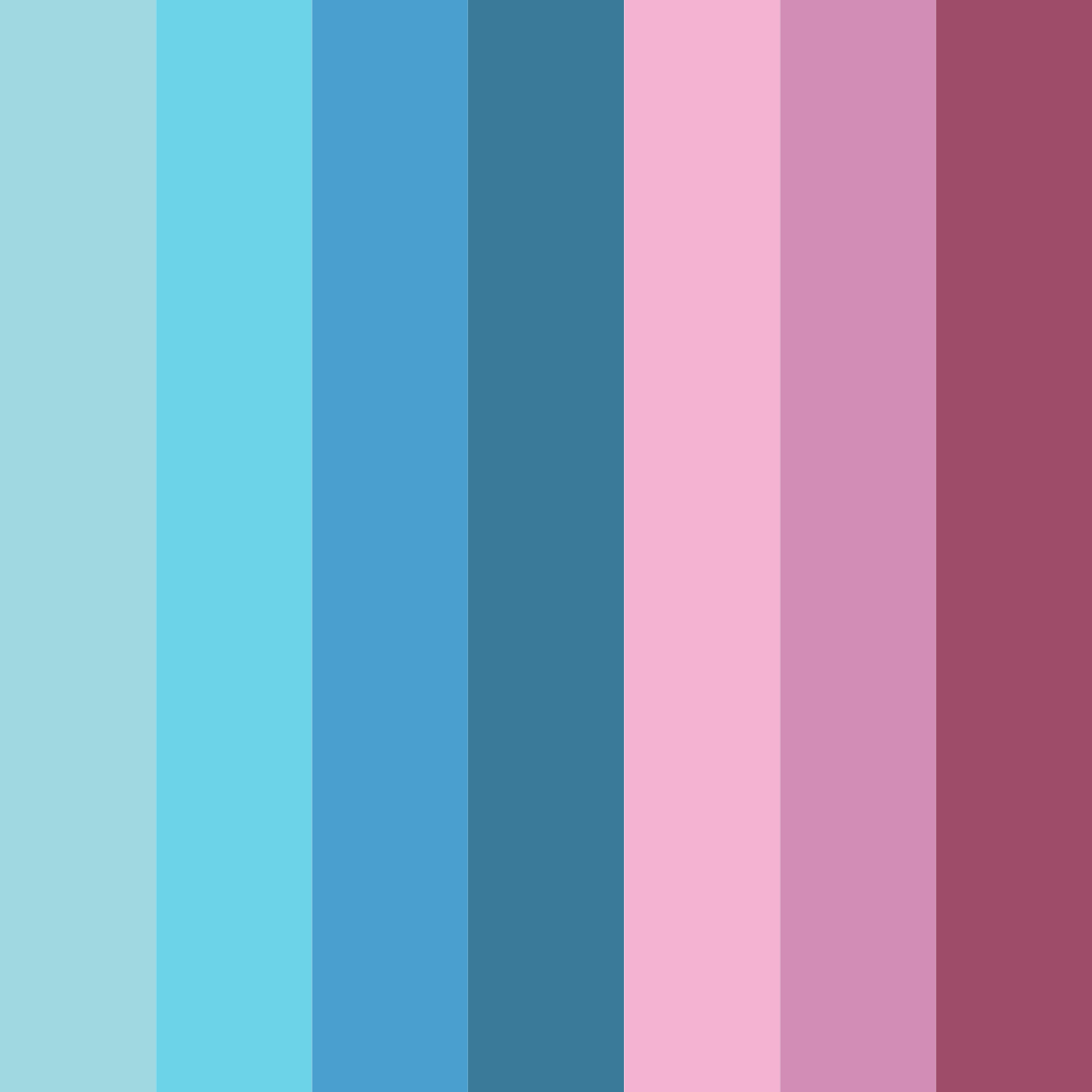 Download heartfelt gaze color palette PNG image (square)