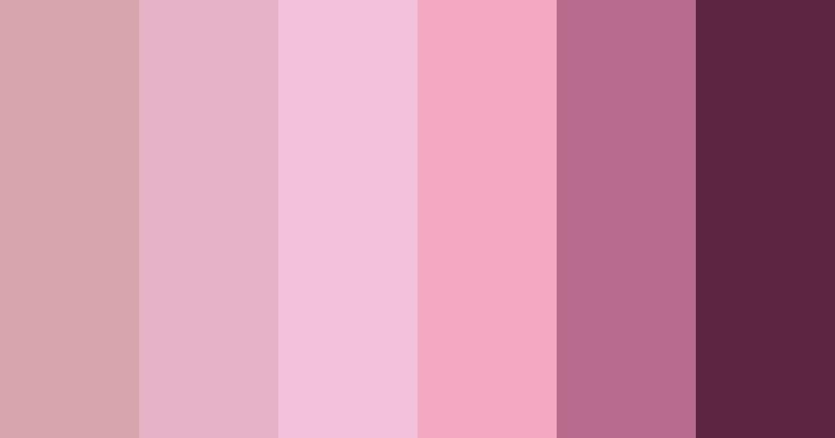 Download rosy twilight color palette PNG image (landscape)