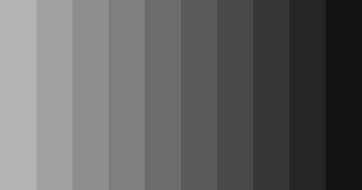Download shades of shadow color palette PNG image (landscape)