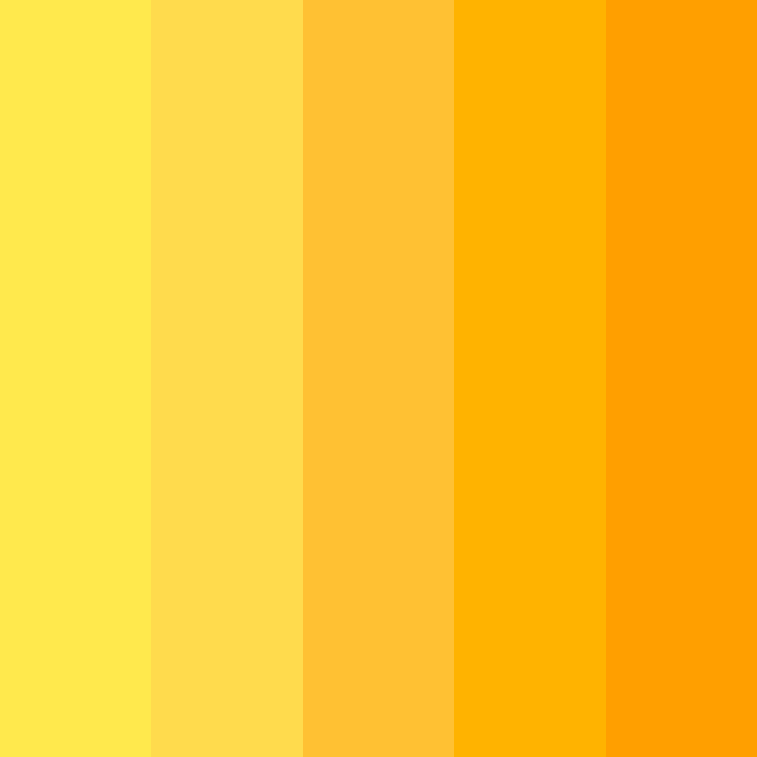 Download golden sunrise color palette PNG image (square)