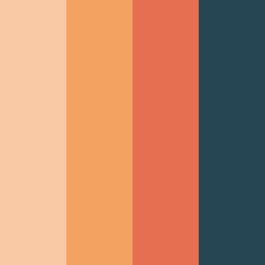 Download warm earthtones color palette PNG image (square)