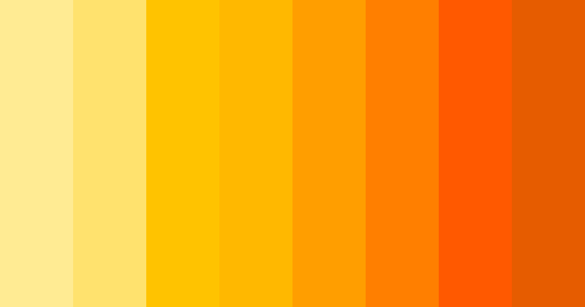 Download sunset serenade color palette PNG image (landscape)