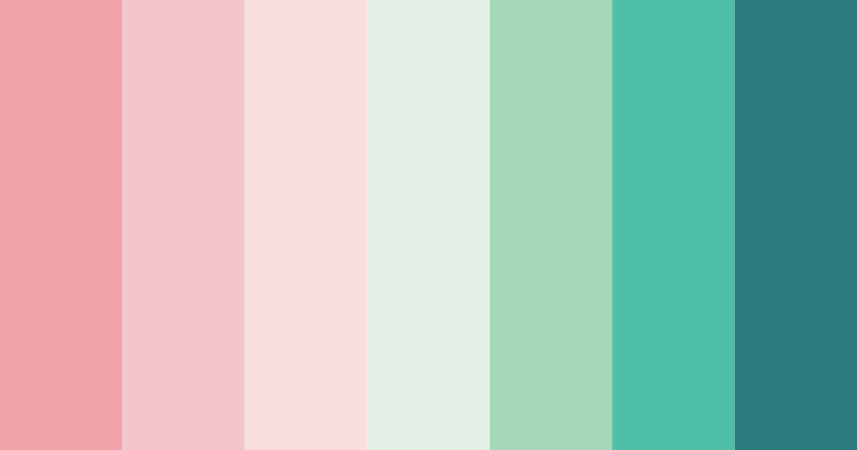 Download serene blossoms color palette PNG image (landscape)