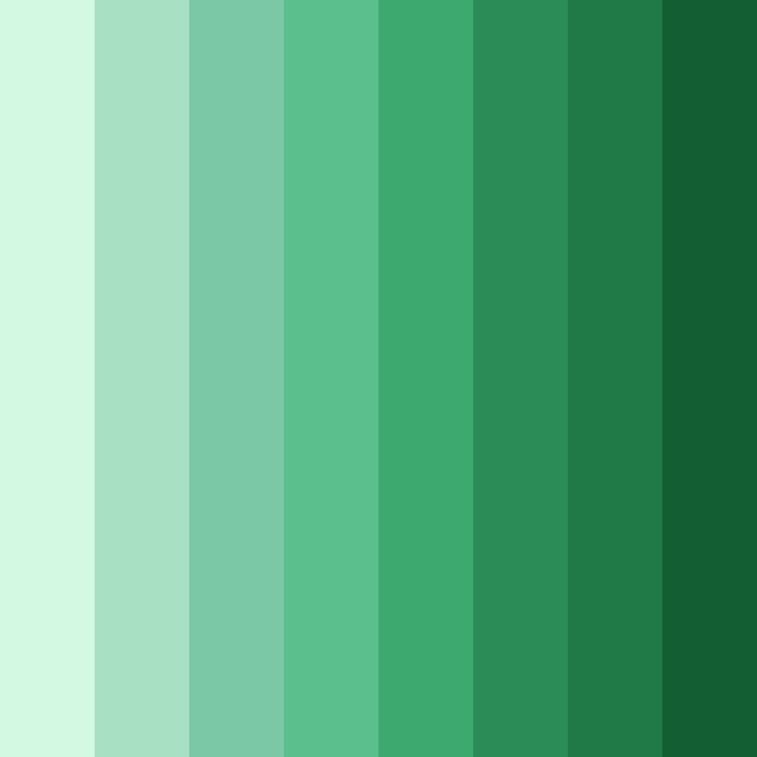 Download emerald essence color palette PNG image (square)
