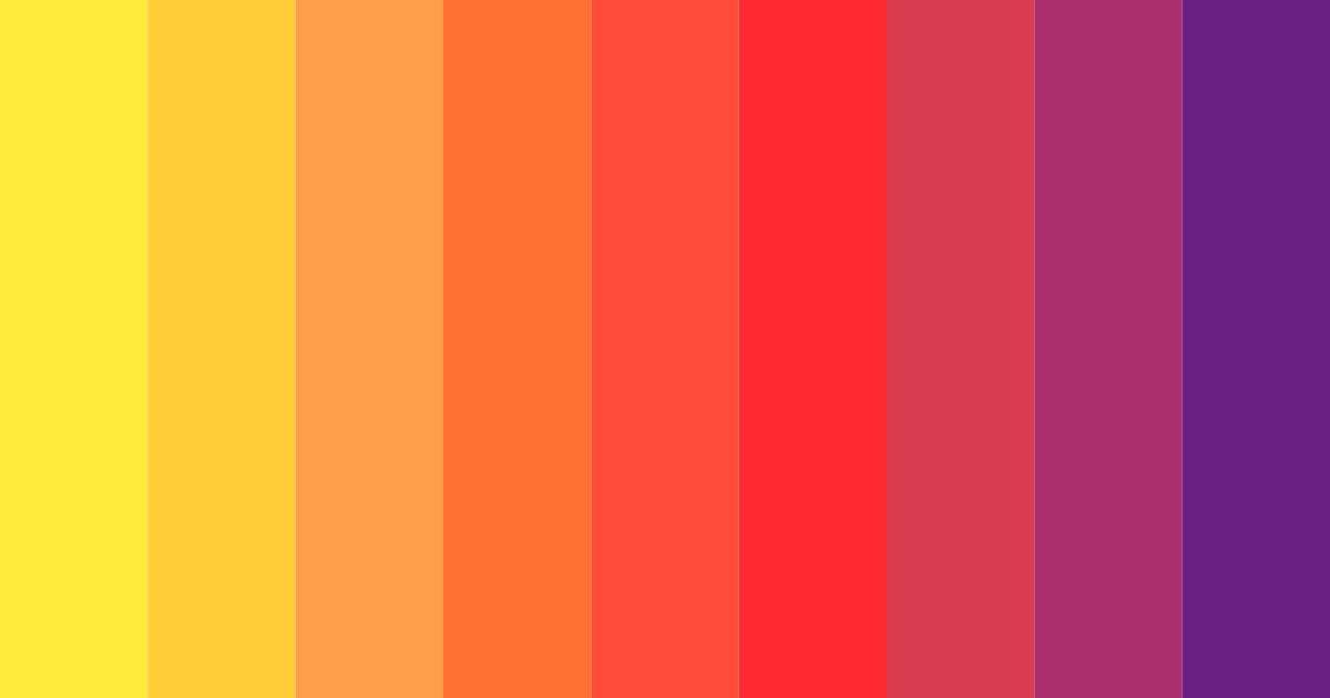 Download sundrenched serenade color palette PNG image (landscape)