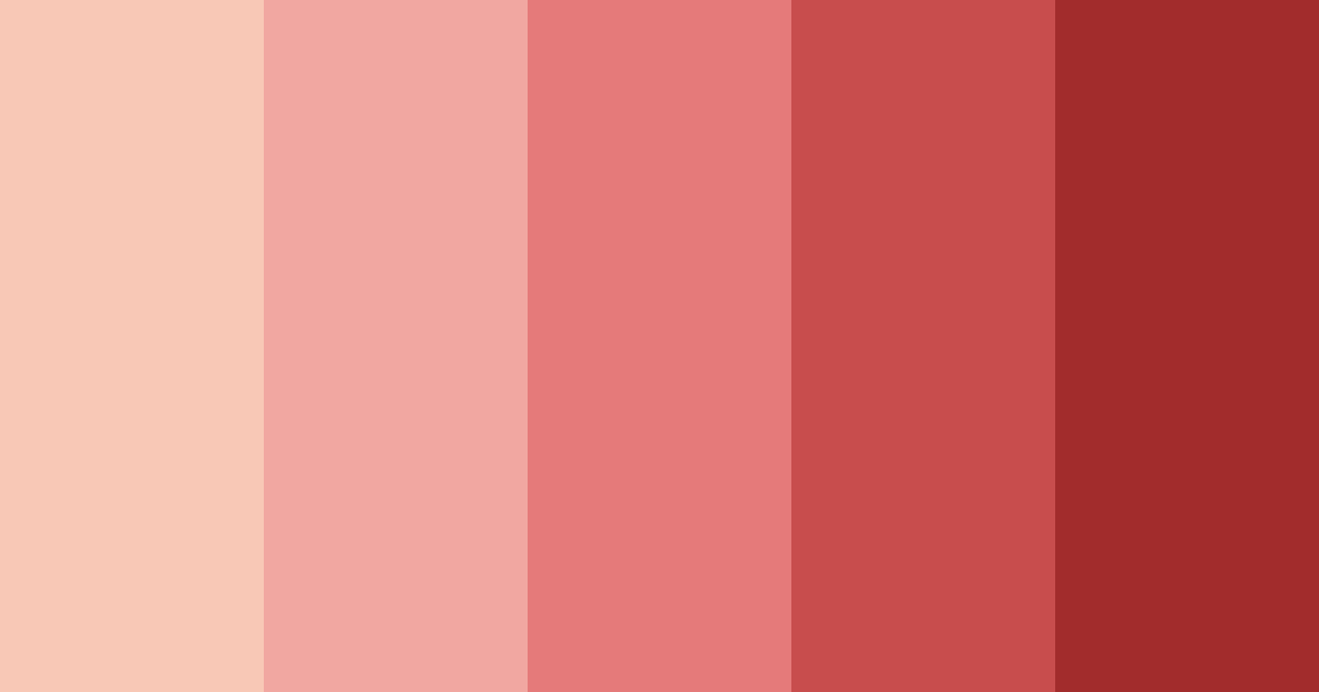 Download sushi sunset color palette PNG image (landscape)