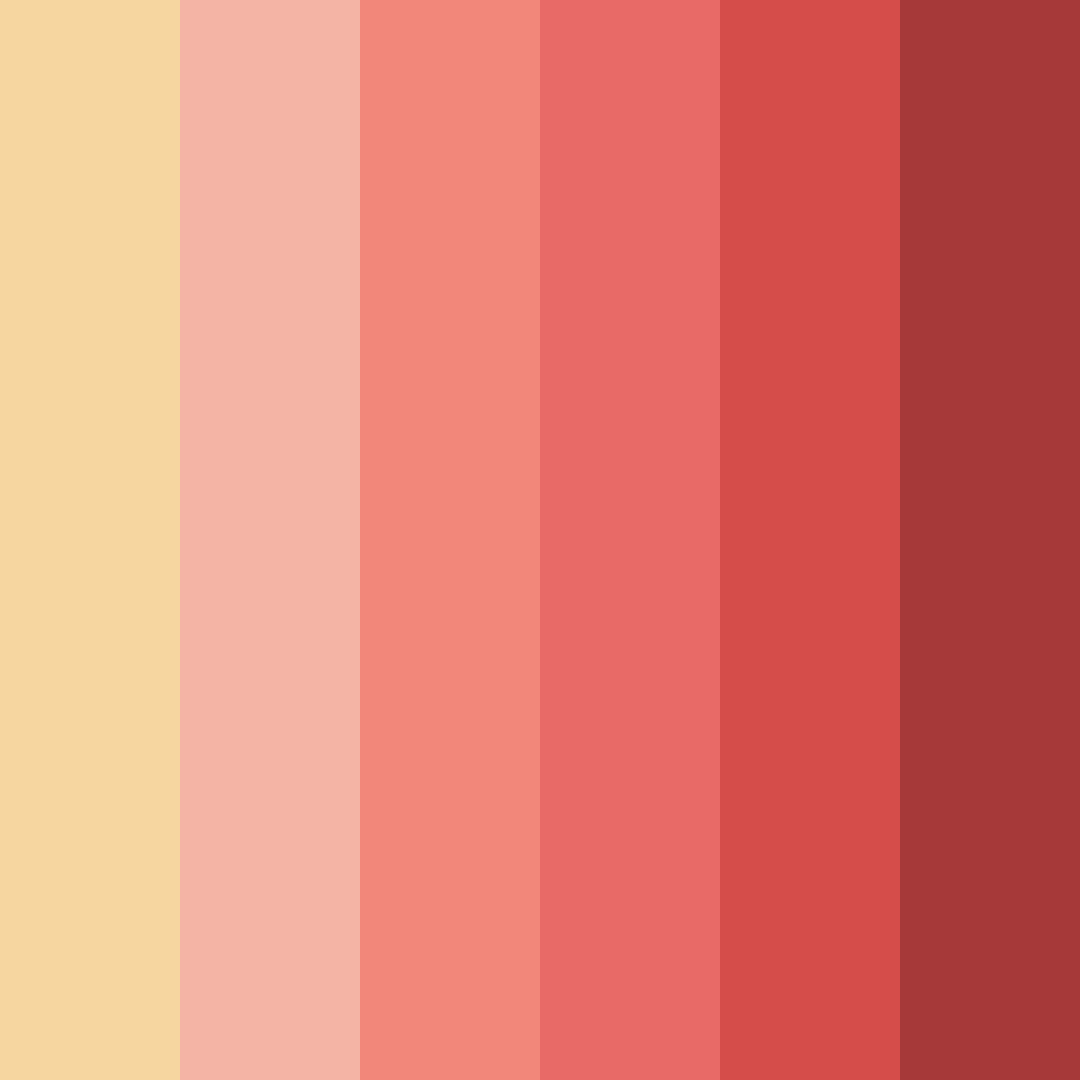 Download sunset strawberry bliss color palette PNG image (square)