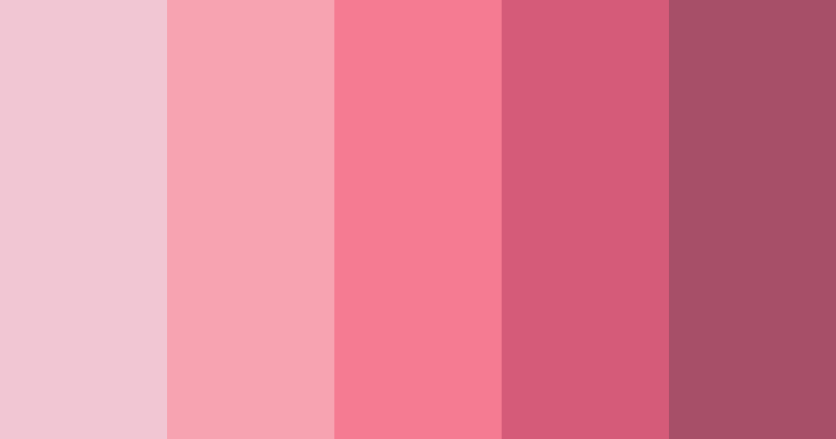 Download rosy rebellion color palette PNG image (landscape)