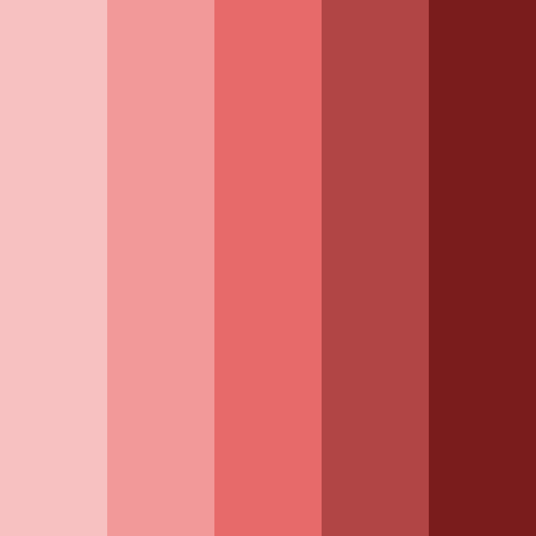 Download autumn leaf red color palette PNG image (square)