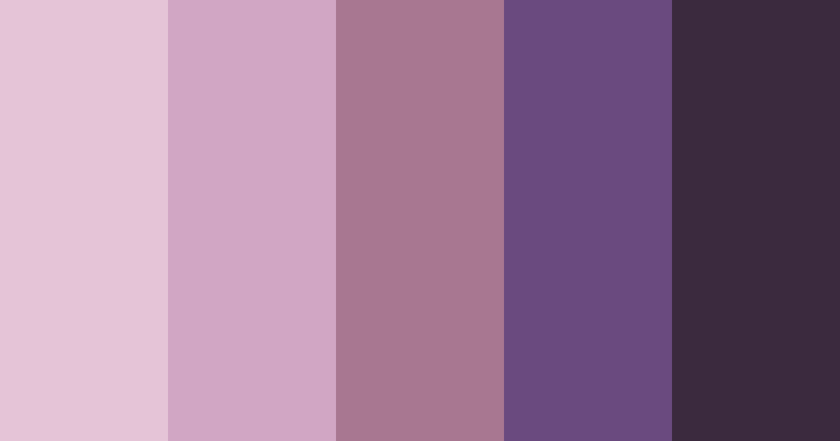 Download purple brown shades color palette PNG image (landscape)