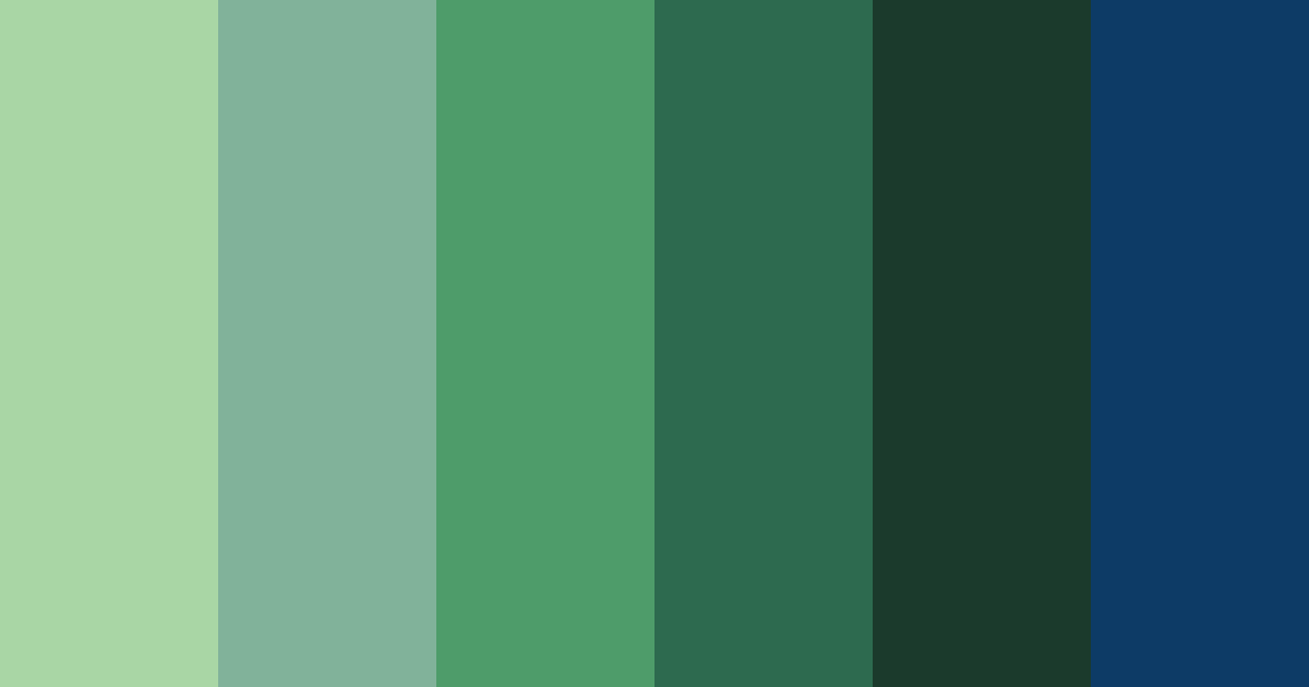 Download serene forest harmony color palette PNG image (landscape)