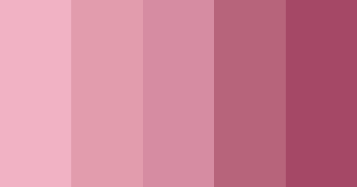 Download rosewood shades color palette PNG image (landscape)