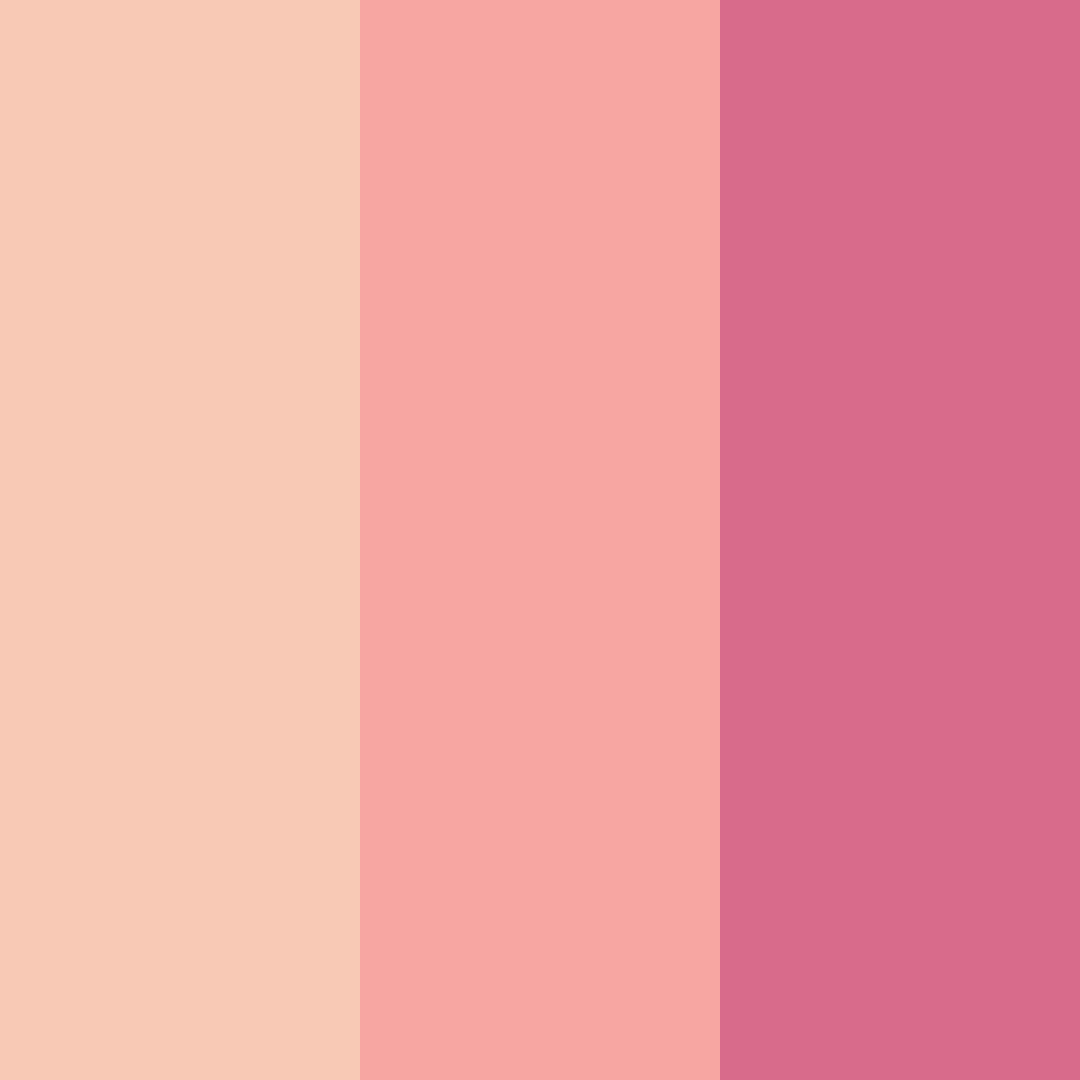 Download pink strawberry bliss color palette PNG image (square)