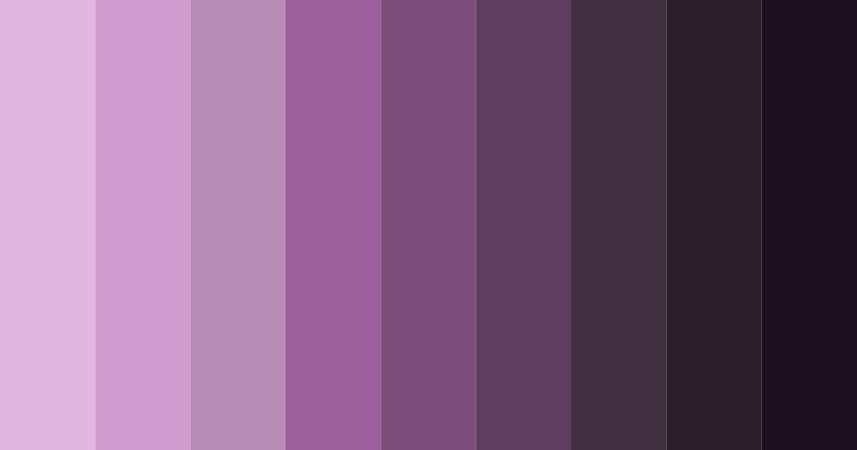 Download very dark purple color palette PNG image (landscape)