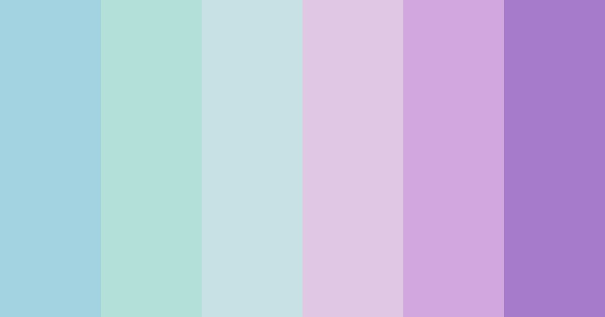 Download serene dreamscape color palette PNG image (landscape)