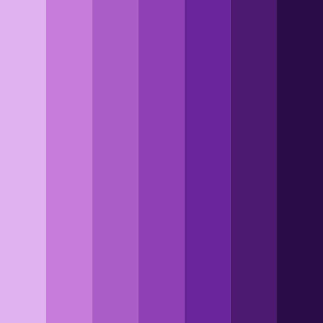 Download vibrant violet color palette PNG image (square)