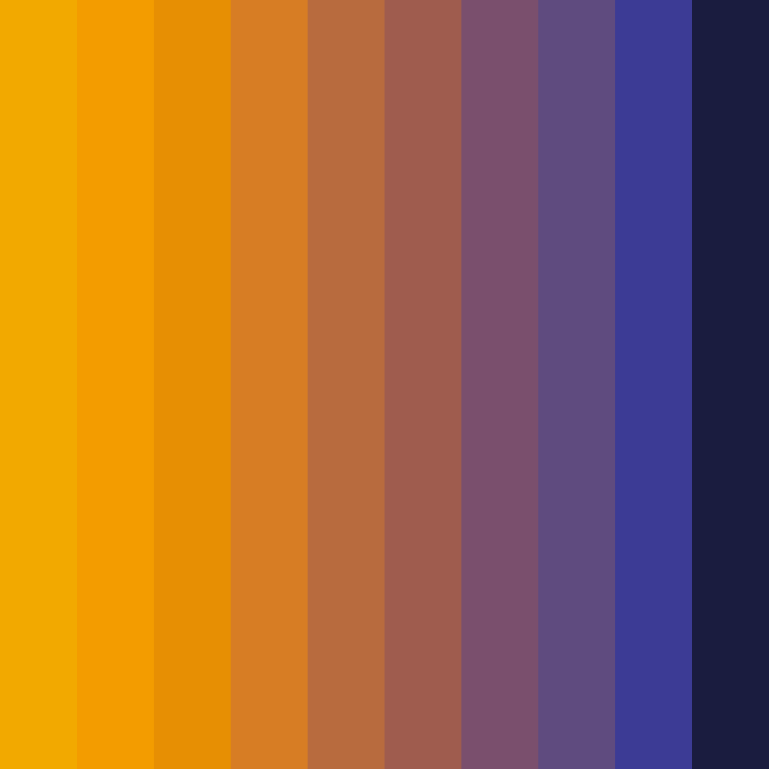 Download midnight blue ember color palette PNG image (square)