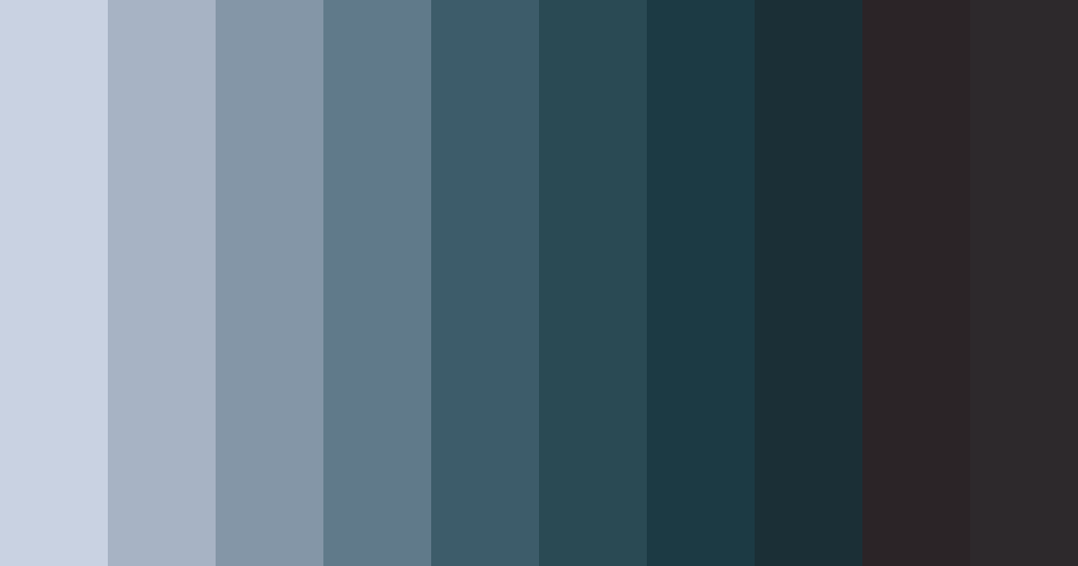 Download deep blue serenity color palette PNG image (landscape)