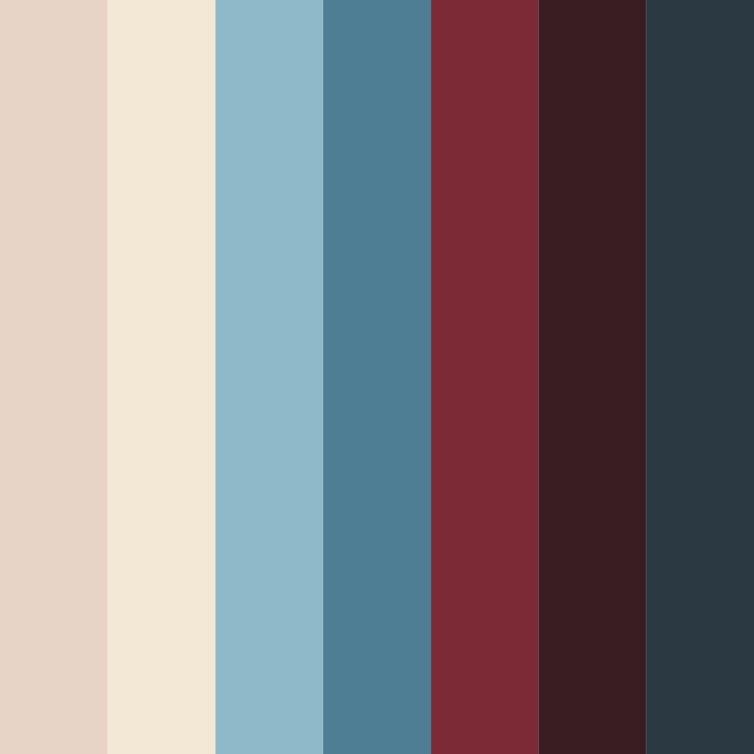 Download rustic tide color palette PNG image (square)