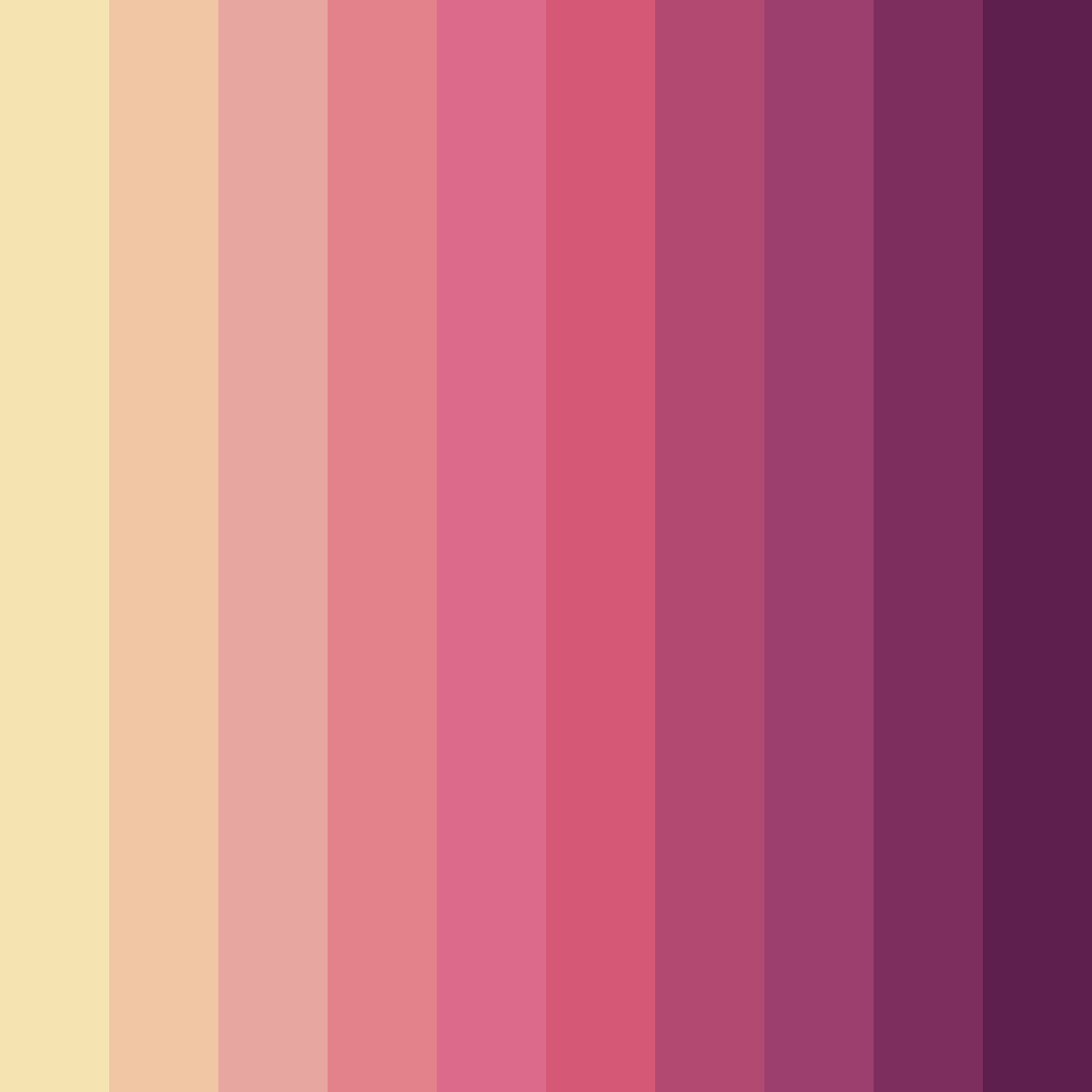 Download blossom reverie color palette PNG image (square)