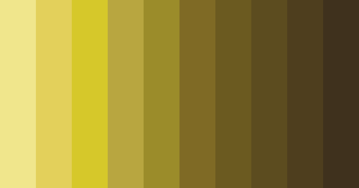Download earthy yellow color palette PNG image (landscape)