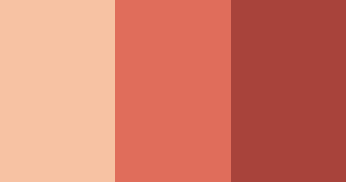 Download coral sunset color palette PNG image (landscape)