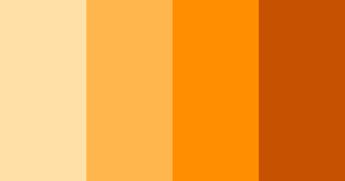 Download amber sunset color palette PNG image (landscape)