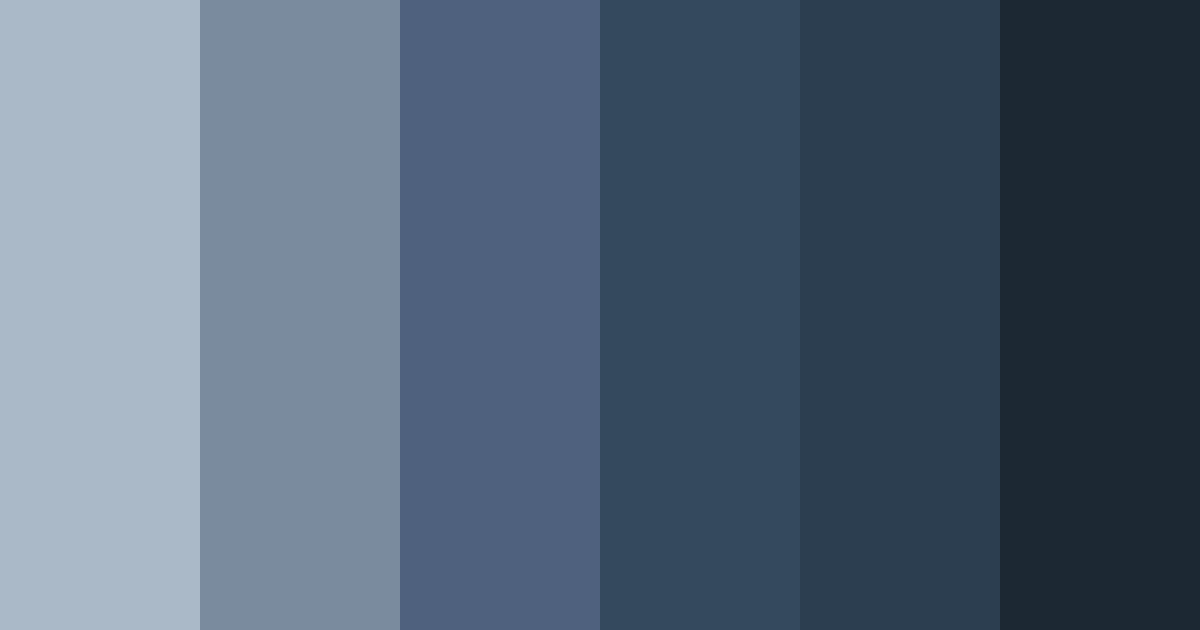 Download midnight harbor color palette PNG image (landscape)