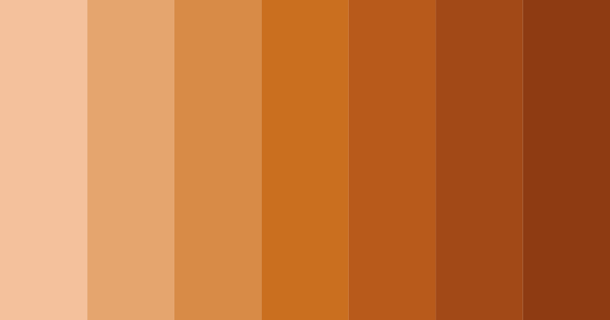 Download copper sunset color palette PNG image (landscape)