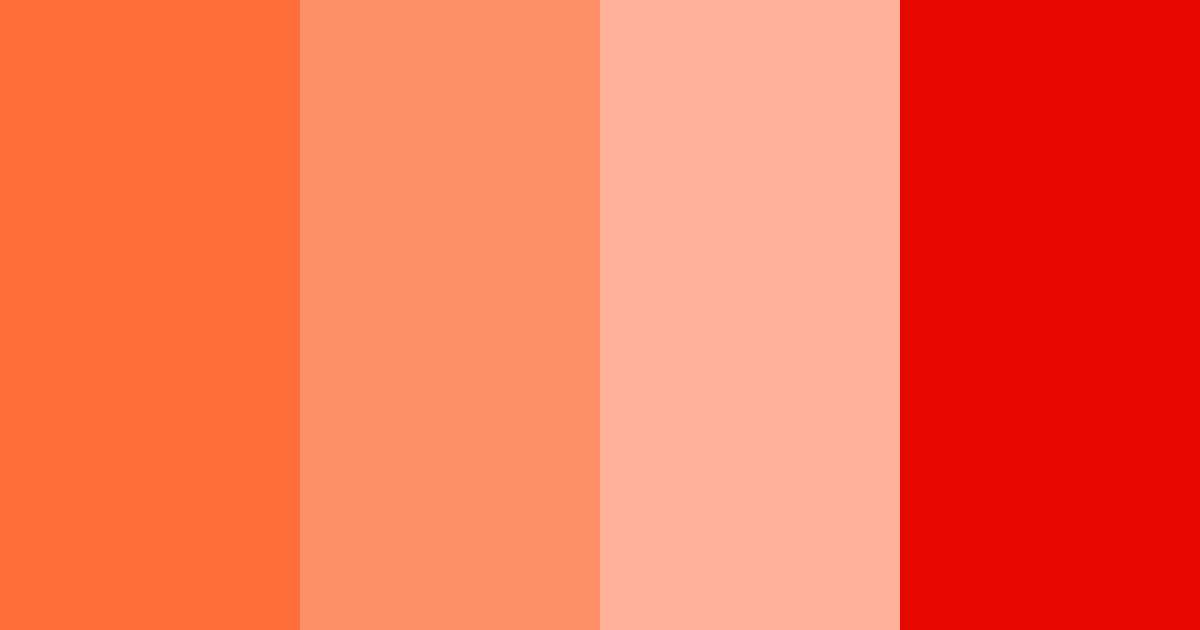 Download fiery sunset serenade color palette PNG image (landscape)