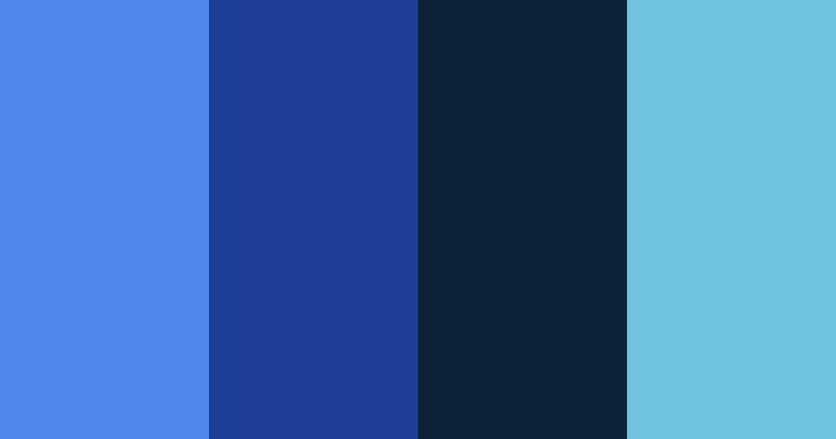 Download blue ocean depths color palette PNG image (landscape)