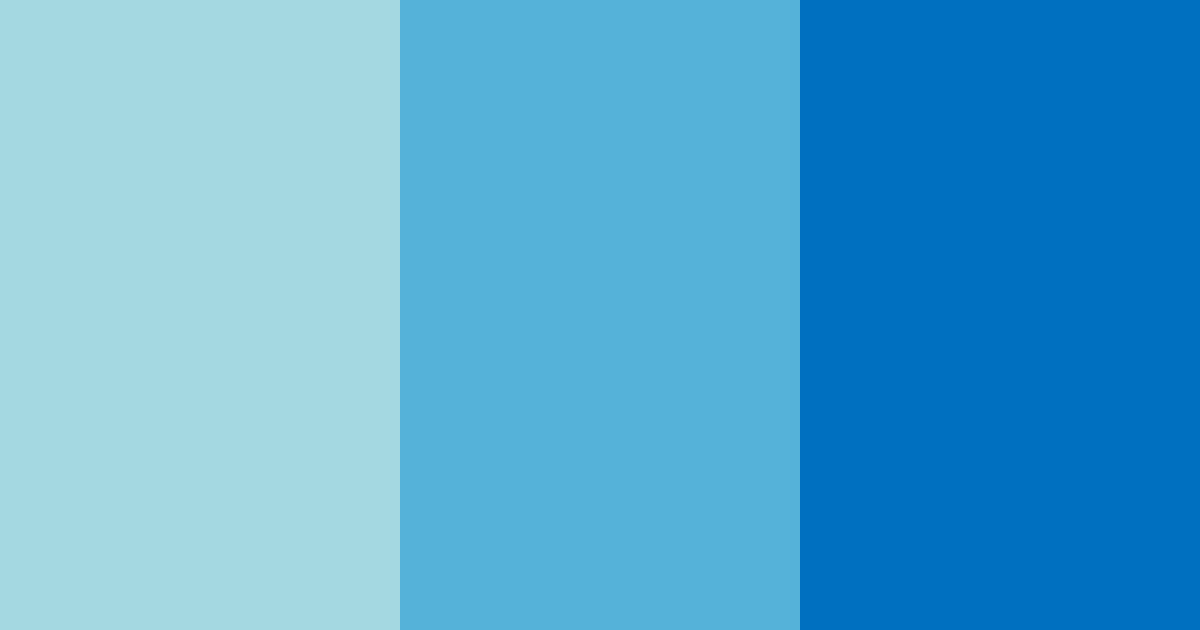 Download blue ocean color palette PNG image (landscape)