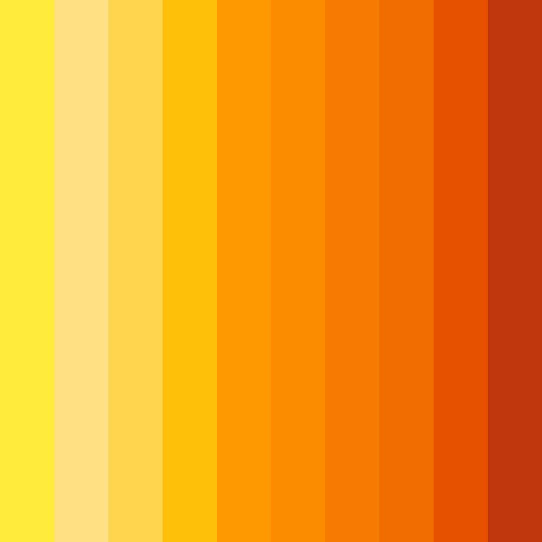 Download sunny citrus breeze color palette PNG image (square)