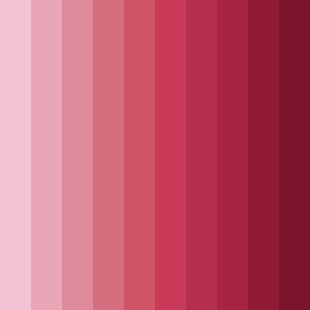 Download blushing rose garden color palette PNG image (square)