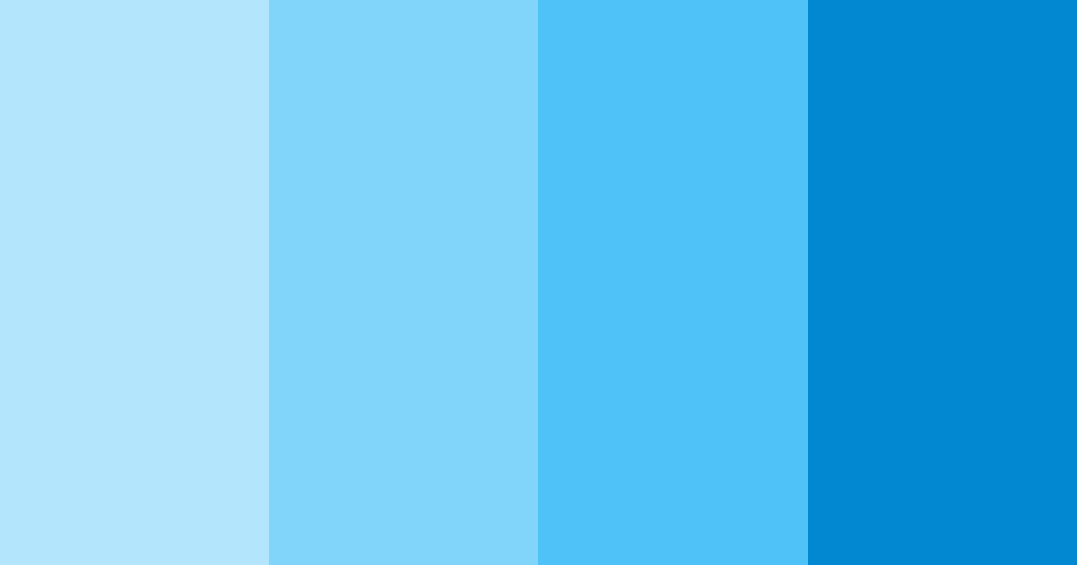 Download blue trading color palette PNG image (landscape)