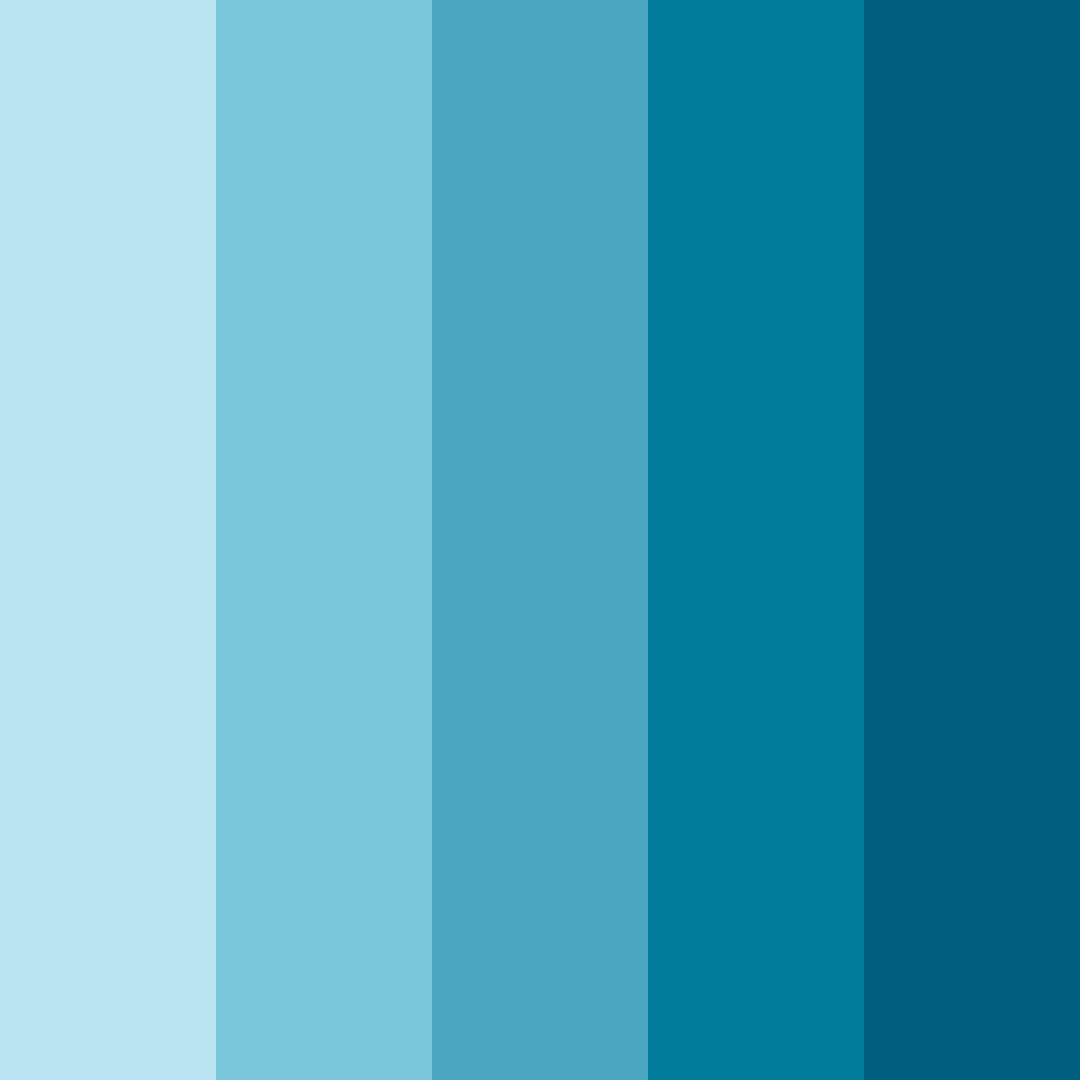 Download aqua tempest color palette PNG image (square)