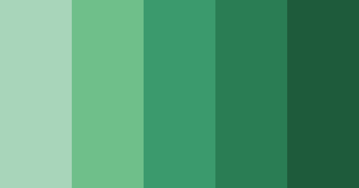 Download emerald canopy color palette PNG image (landscape)