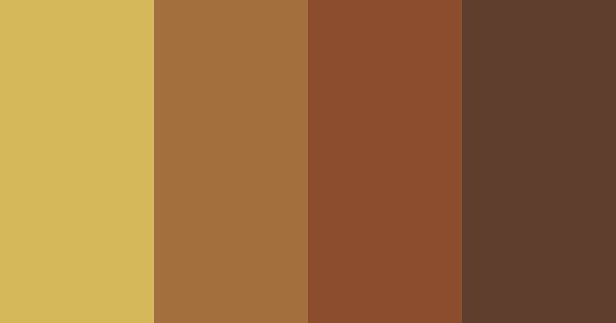 Download bronze steampunk color palette PNG image (landscape)